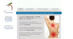 Desktop Screenshot of orthopaedie-sportmedizin.de