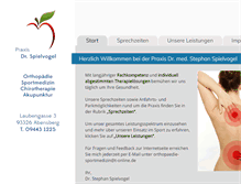 Tablet Screenshot of orthopaedie-sportmedizin.de